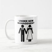 Unter der neuen Leitung Funny Mug Kaffeetasse (Links)
