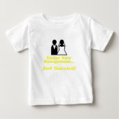 Unter der neuen Leitung nur verheiratet Baby T-shirt (Vorderseite)