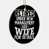 Unter der neuen Management-Ehefrau Großvater Funny Keramik Ornament (Rechts)