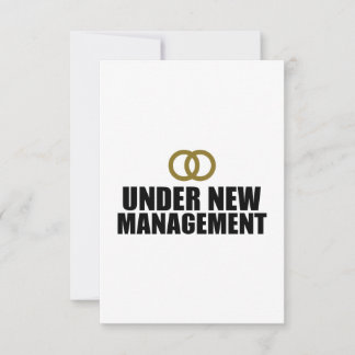 Unter der neuen Management-Hochzeit