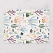 Unter der neutralen Babydusche des Meeres laden Postkarte (Rückseite)