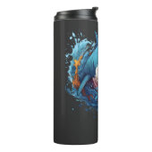 Unter der Oberfläche: Haistile Thermosbecher (Nach links gedreht)