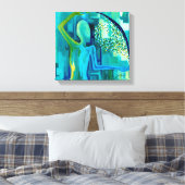 Unter der Oberfläche Leinwanddruck (Insitu (Schlafzimmer))