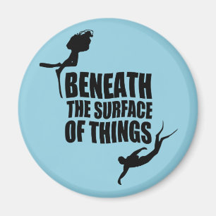 Unter der Oberfläche   Scuba Diving Angebot Magnet