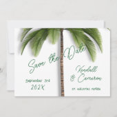 Unter der Palme Save the Date (Vorderseite)