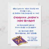 Unter der Party Einladung des Meeres (Rückseite)