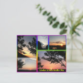 Unter der Postkarte Monticello Sky (Stehend Vorderseite)