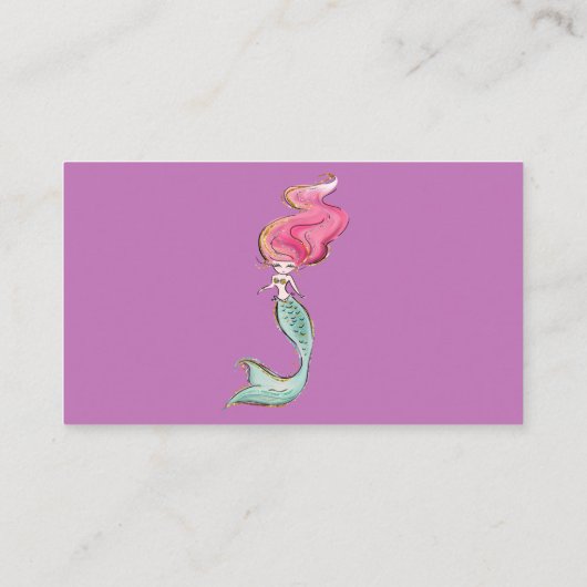 unter der Quallendusche Begleitkarte (Rückseite)