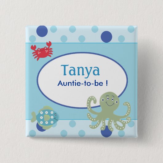 Unter der Schaltfläche "Sea Calypo Name Tag" Button (Vorderseite)