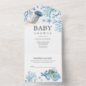 Unter der Sea Baby Dusche alles in einer Einladung (Innen Boden)