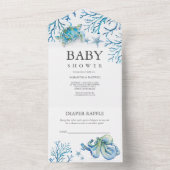 Unter der Sea Baby Dusche alles in einer Einladung (Innen Boden)