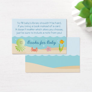 Unter der Sea Baby Dusche eine Reservekarte mitbri