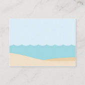 Unter der Sea Baby Dusche eine Reservekarte mitbri Begleitkarte (Rückseite)