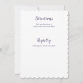 Unter der Sea Baby Dusche Einladung (Rückseite)