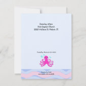 Unter der Sea Baby Dusche Einladung (Rückseite)