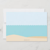 Unter der Sea Baby Dusche Einladung (Rückseite)