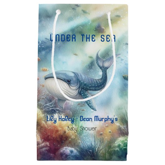 Unter der Sea Baby Dusche Kleine Geschenktüte (Vorderseite)