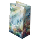 Unter der Sea Baby Dusche Kleine Geschenktüte (Rückseite Schrägansicht)