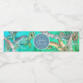 Unter der Sea Baby Dusche Wasserflaschenetikett (Einzelnes Label)