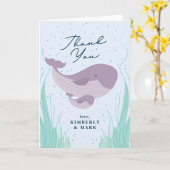 Unter der Sea Baby Shower Danke Karte (Gelbe Blume)