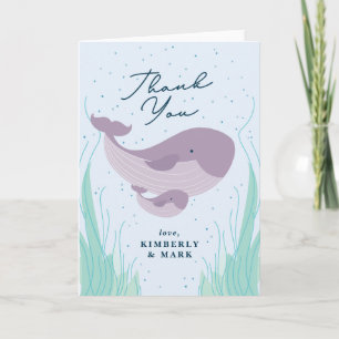 Unter der Sea Baby Shower Danke Karte