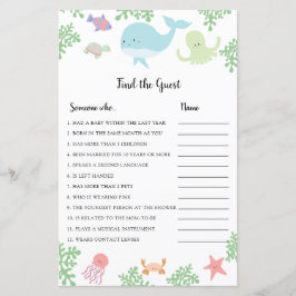 Unter der Sea Baby Shower finden Sie das Game