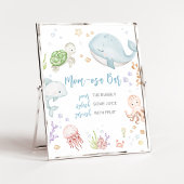 Unter der Sea Baby Shower Mama Osa Bar Poster