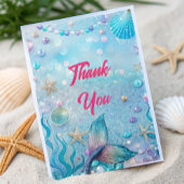 Unter der "Sea Birthday Party" Dankeskarte