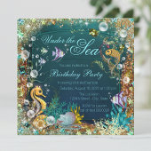 Unter der "Sea Birthday Party" Einladung