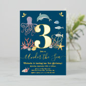 Unter der "Sea Birthday Party" Folieneinladung (Stehend vorne)