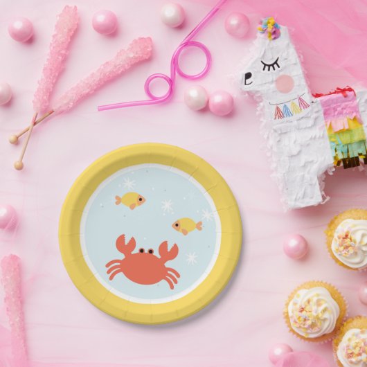 Unter der "Sea Birthday Party" Pappteller (Party)