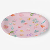 Unter der "Sea Birthday Party" Pappteller (Schrägansicht)