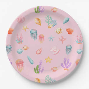 Unter der "Sea Birthday Party" Pappteller