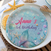 Unter der "Sea Birthday Party" Pappteller