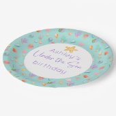 Unter der "Sea Birthday Party" Pappteller (Schrägansicht)