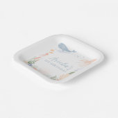 Unter der "Sea Birthday Party" Pappteller (Gewinkelt)