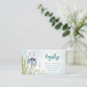 Unter der "Sea Gift Registry Baby Shower Card" Begleitkarte (Stehend Vorderseite)