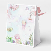 Unter der Sea Girl Baby Shower Fevor Box Geschenkschachtel (Rückseite)