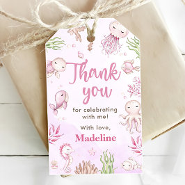 Unter der "Sea Girl Birthday Party" Geschenkanhänger