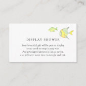 Unter der Sea Ocean Baby Shower Einlegekarte Begleitkarte (Vorderseite)