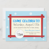 Unter der Seeeinladung Einladung (Rückseite)