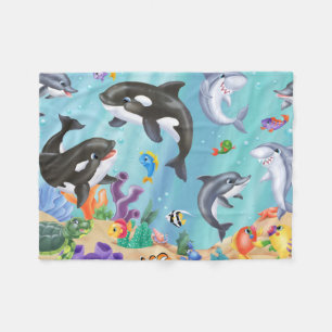 Unter der Seeflanell-Decke Fleecedecke