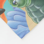 Unter der Seeflanell-Decke Fleecedecke (Ecke)