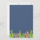 Unter der Seegeburtstags-Party Einladung (Rückseite)