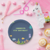 Unter der Seegeburtstags-Party-Platte Pappteller (Party)