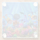 Unter der Seekunst Glasuntersetzer (Rückseite)