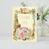 Unter der Seemeerjungfrau-Prinzessin Thank You Dankeskarte (Stehend Vorderseite)