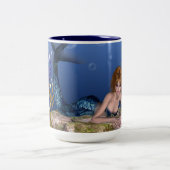 Unter der SeeRedheaded Zweifarbige Tasse (Mittel)