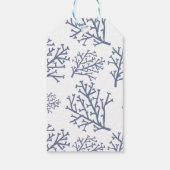 Unter der Seestreitmacht Seepferd & Korallen nauti Geschenkanhänger (Rückseite)