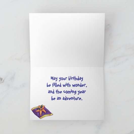 Unter der Seeviererkabel-alles- Gute zum Karte (Innenseite)